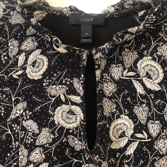 J.Crew Cap Sleeve Floral Business Dress Medium - Picture 1 of 3